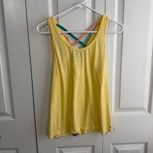 Marika Bailey cross cross tri‎ color tank top size medium
